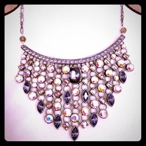 Statement Rhinestone Necklace
